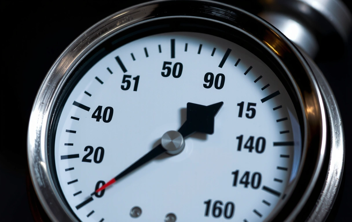 Jauge de pression vintage